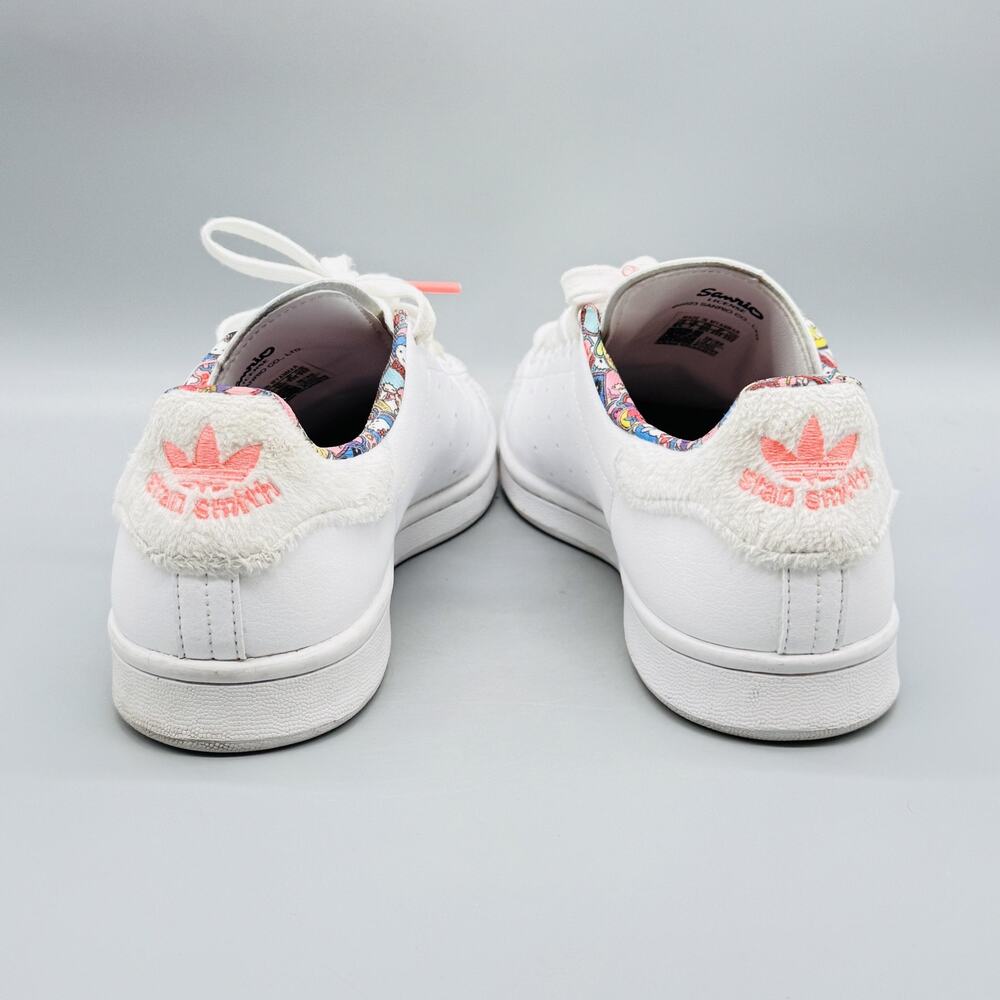 Adidas Originals Shoes Womens 8.5 White Leather Hello Kitty Stan Smith Sneakers - Picture 8 of 13